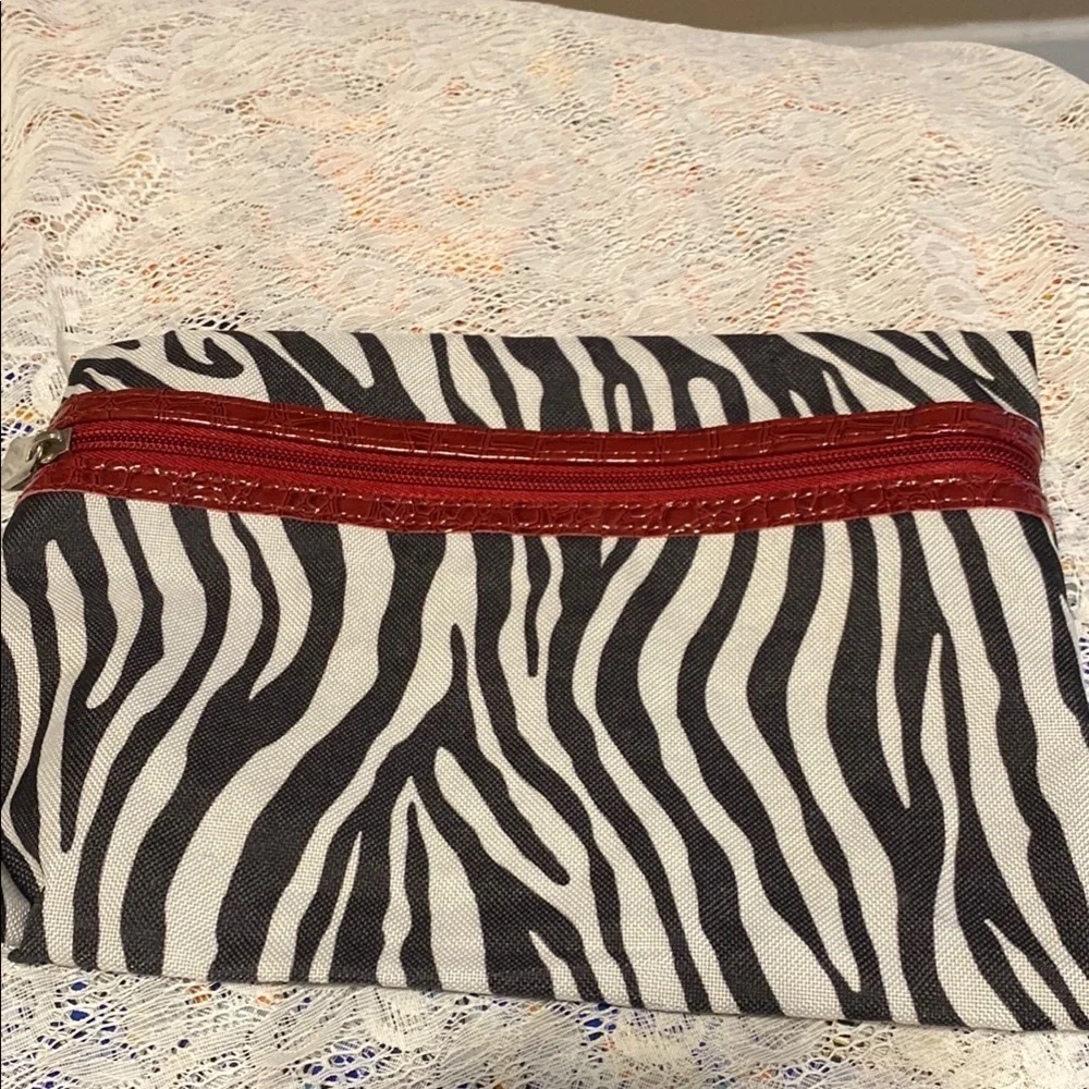 Black Textured Cosmetic Bags Set
